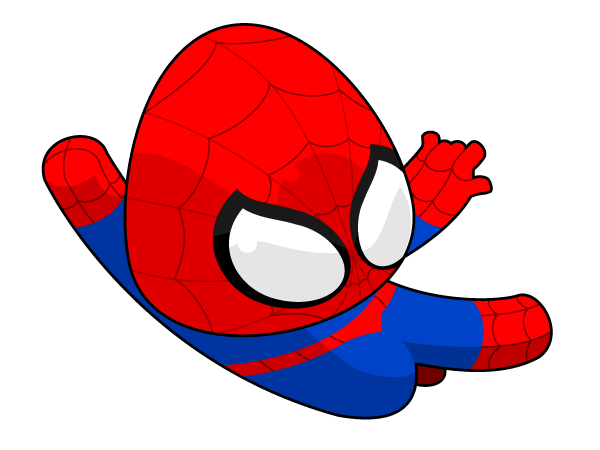 600x450 Spider Man Clipart Vector