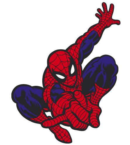 446x500 Spider Web Clipart Spiderman Birthday