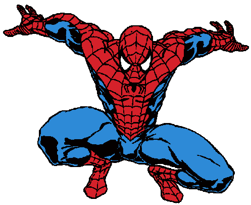 497x405 Spiderman Clipart