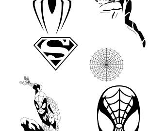 340x270 Spiderman Silhouette Etsy