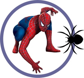 281x261 Spiderman Clipart Letter