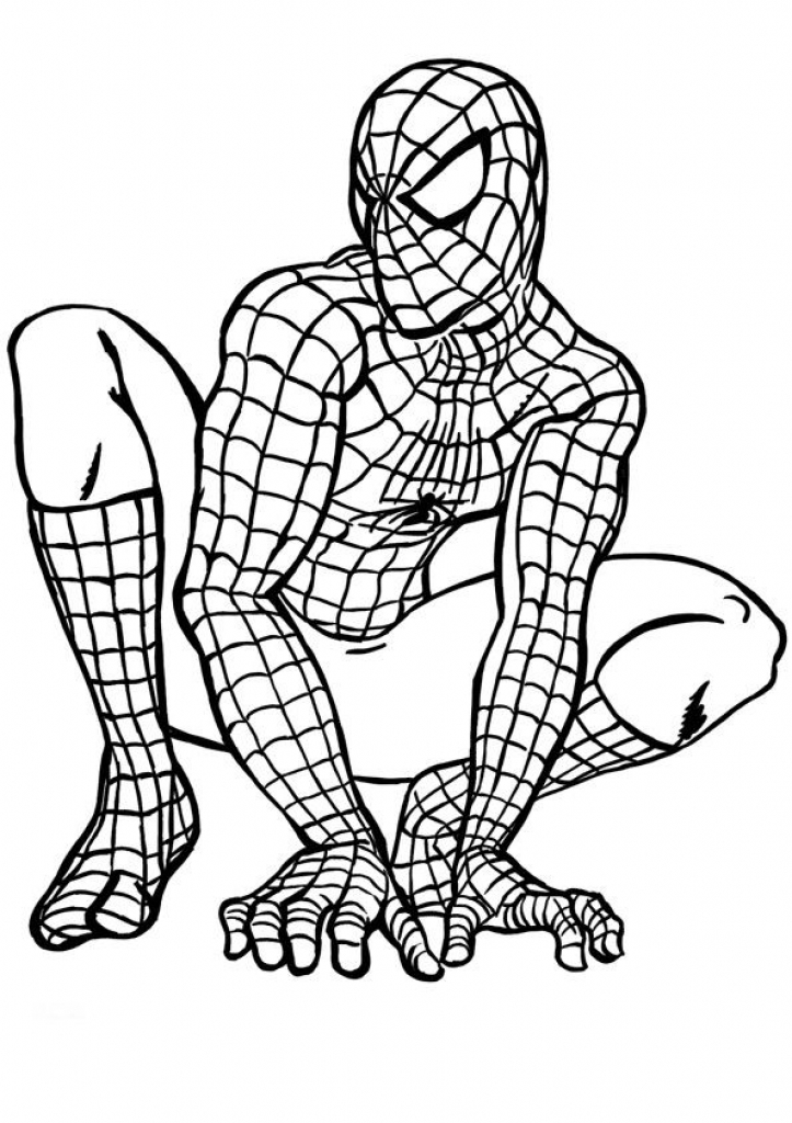 723x1024 Spiderman Printable Coloring Pages To Motivate In Coloring Page