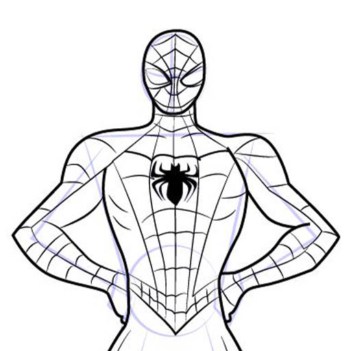 512x512 How To Draw Spiderman Ez 1.0 Apk Androidappsapk.co