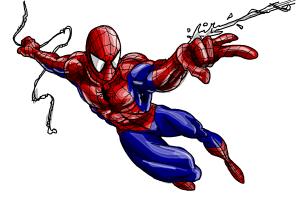 300x200 How To Draw Spiderman
