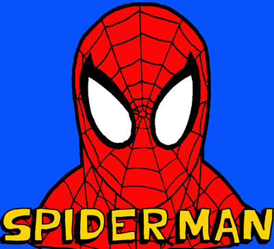 400x364 How To Draw Spiderman With Easy Step By Step Drawing Lesson