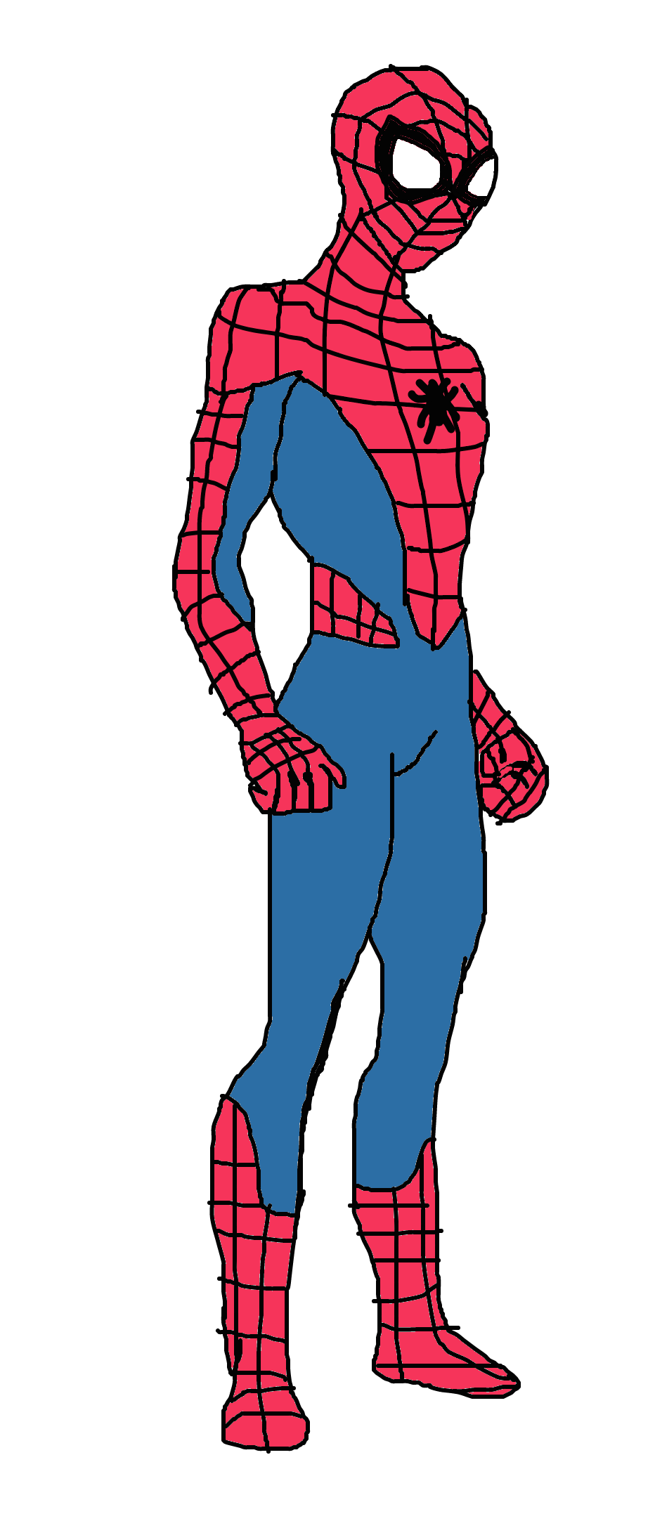 Spiderman Line Art | Free download on ClipArtMag