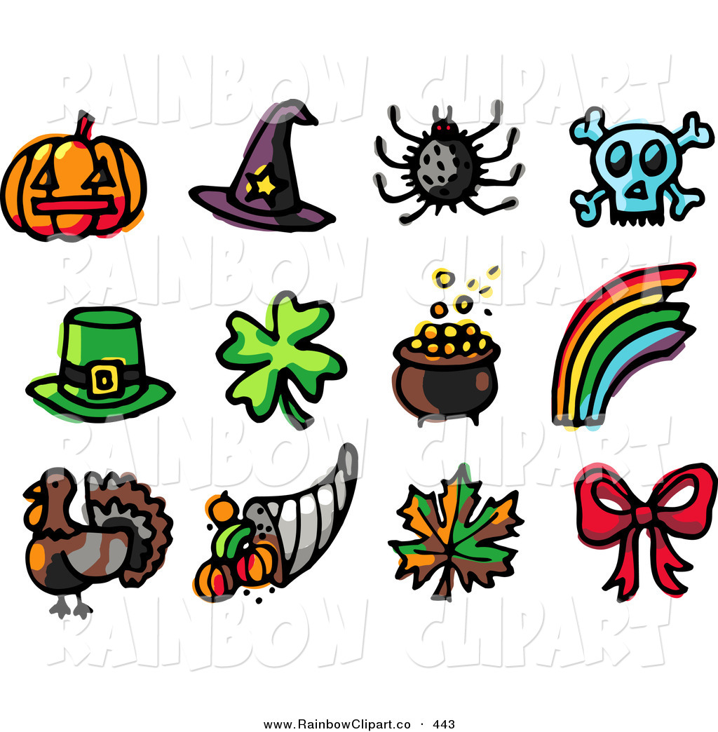 1024x1044 Autumn Spiders Clipart