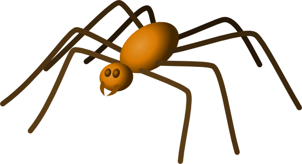 600x326 Spider Clip Art