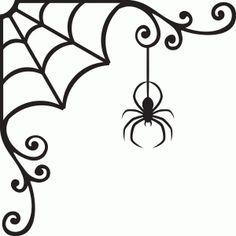 236x236 View Design Spider Web Flourish Halloween
