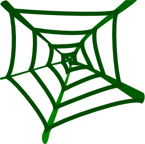 300x297 Free Spider Web Clip Art