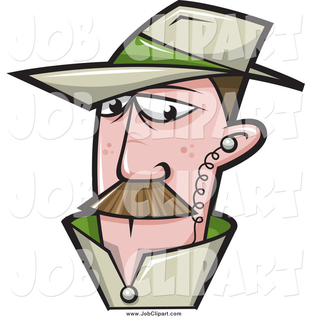 1024x1044 Job Clip Art Of A White Male Spy Wearing An Ear Piece By Jtoons