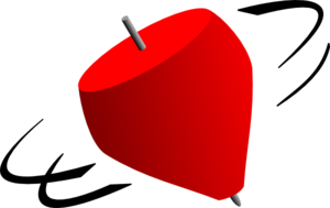 300x189 Spinning Top Clip Art