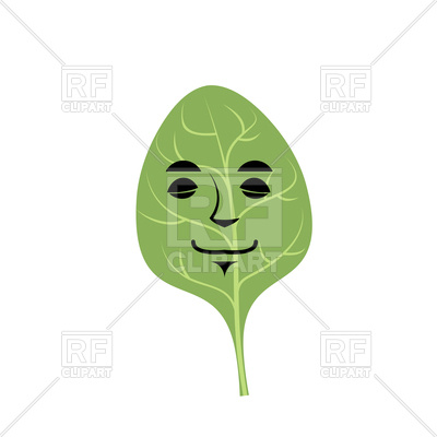 400x400 Spinach Sleeping Emoji Royalty Free Vector Clip Art Image