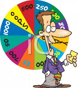 268x300 Show Host Spinning Fortune Wheel