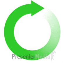 220x220 Green Earth Arrow Rotate Diagonal