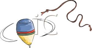 300x159 String Next To A Top Clipart Image