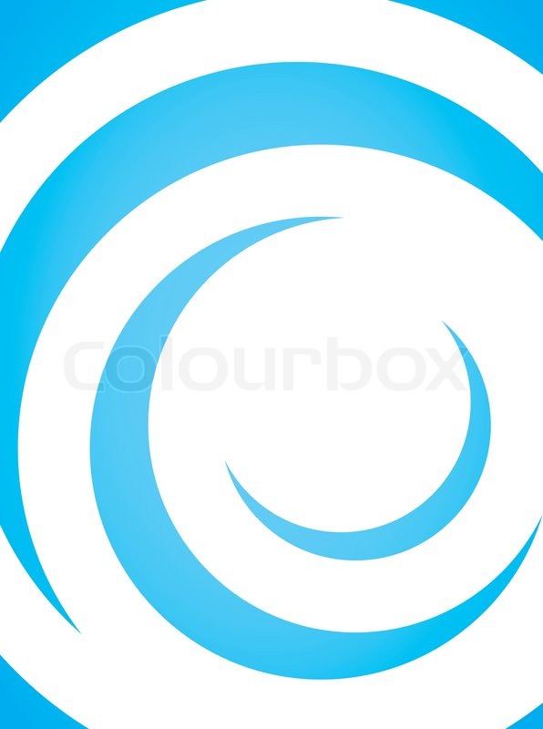 596x800 Spiral Clipart Blue