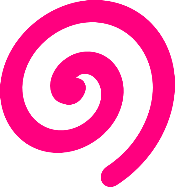 558x595 Spiral Clipart Pink
