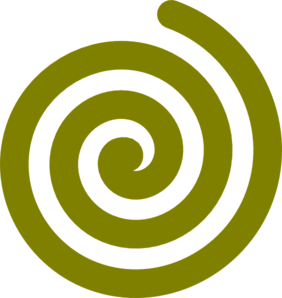 282x298 Yellow Spiral Cliparts