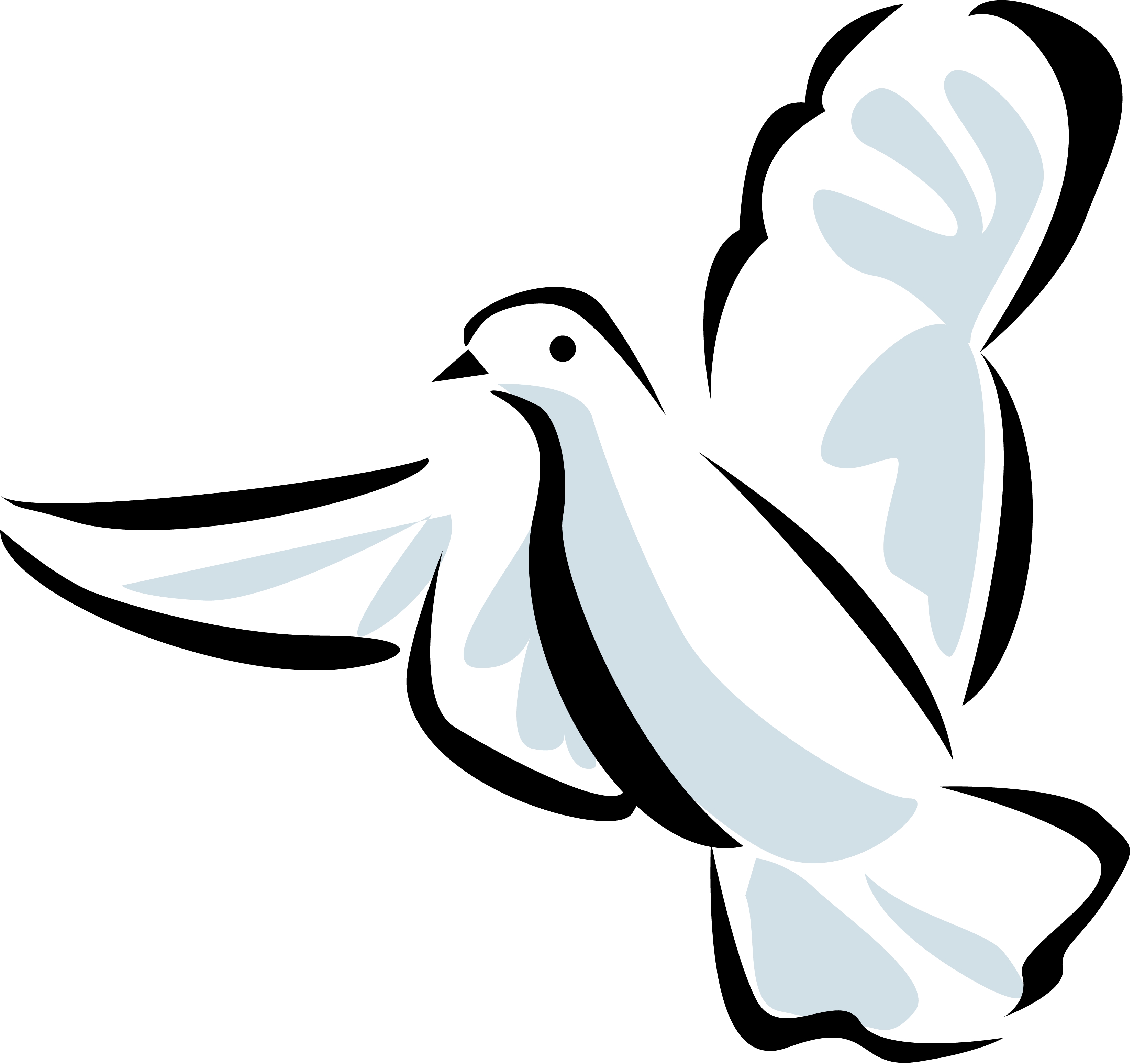 3300x3096 Christian Holy Spirit Dove Clip Art Dayasriod Top 2