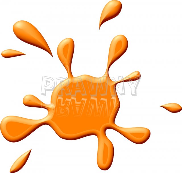 640x609 Orange Paint Splatter Clip Art