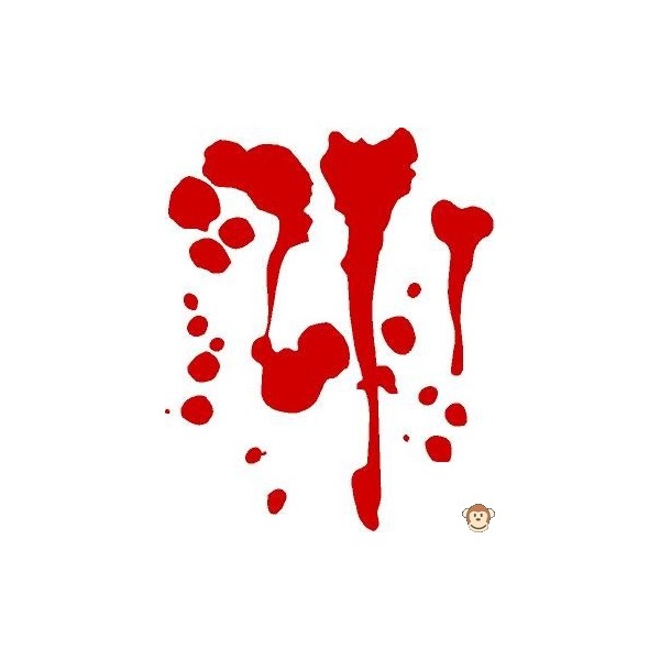 600x600 Blood Splatter Clipart