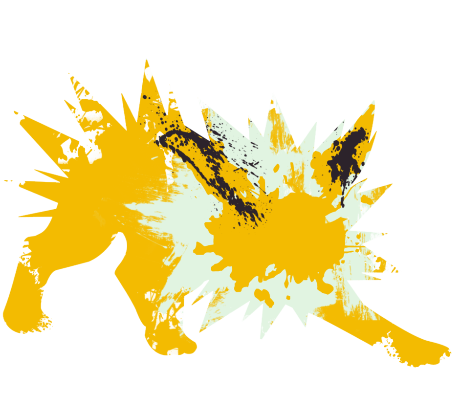 941x849 Jolteon Paint Splatter Graphics By Hollyshobbies