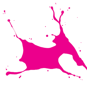 291x287 Paint Splatter Png Pink
