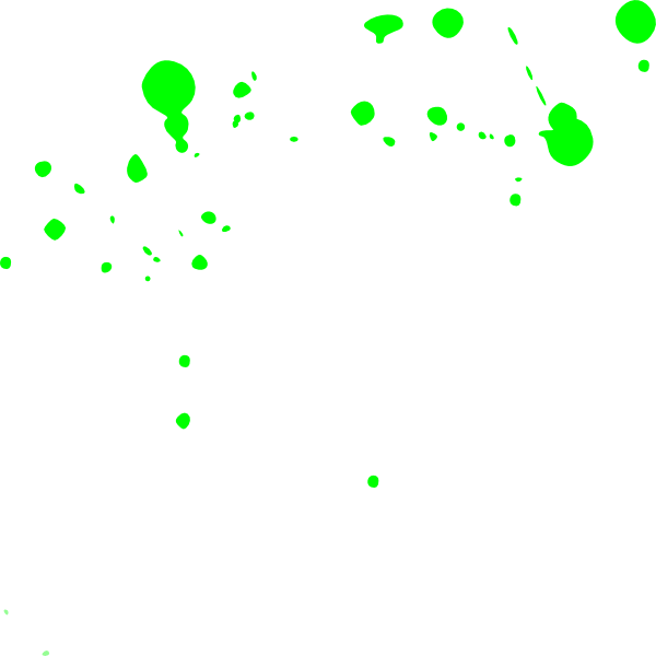 600x600 Splatter Green Clip Art