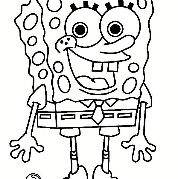595x600 Spongebob Coloring Kids N Fun 39 Coloring Pages Of Spongebob