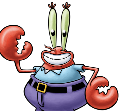 480x445 New Road Trip Clip Art Mr Krabs From Spongebob Squarepants Cartoon
