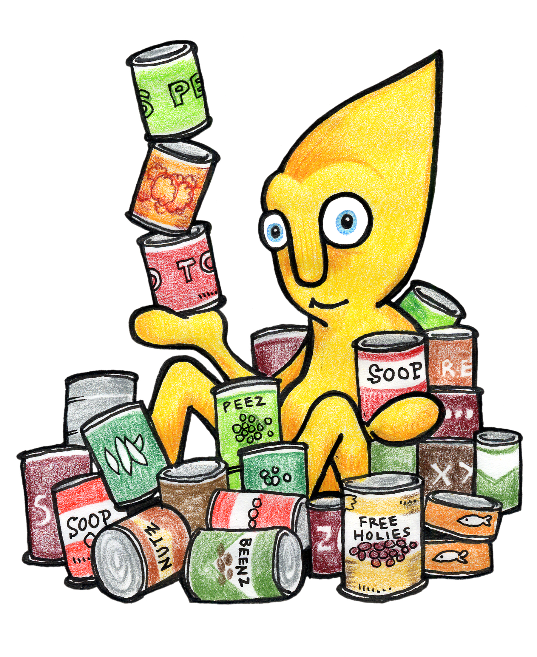 1800x2203 Canned Food Food Drive Clip Art 2