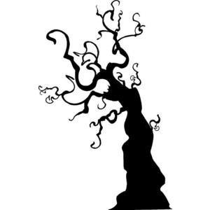 300x300 Halloween Tree Clipart