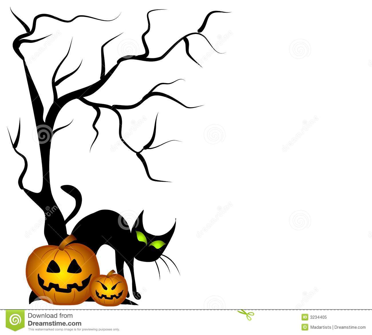 1300x1173 Spooky Halloween Tree Clipart