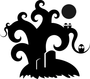 299x264 Spooky Tree Clip Art