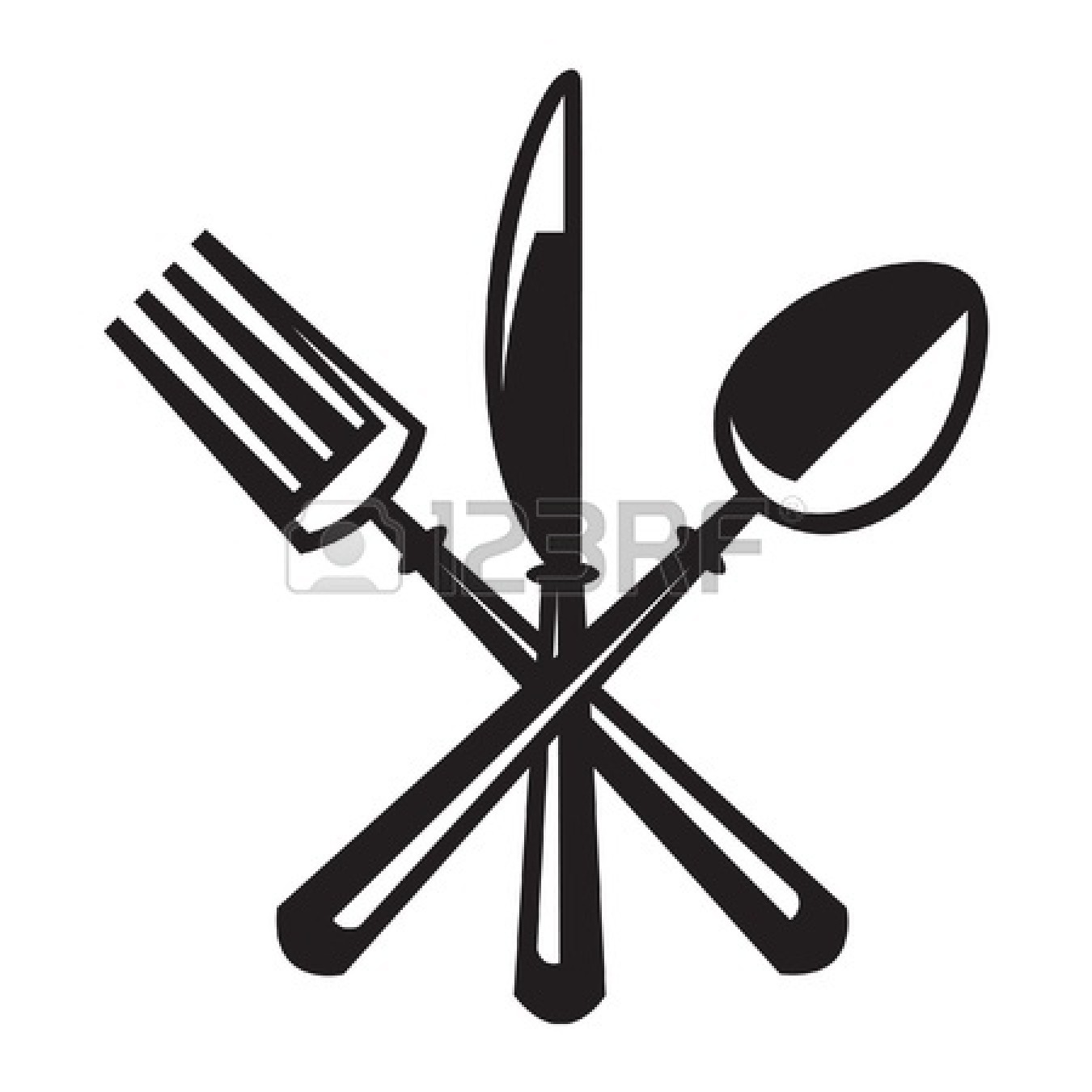 1350x1350 Fork Spoon Knife Clip Art Clipart