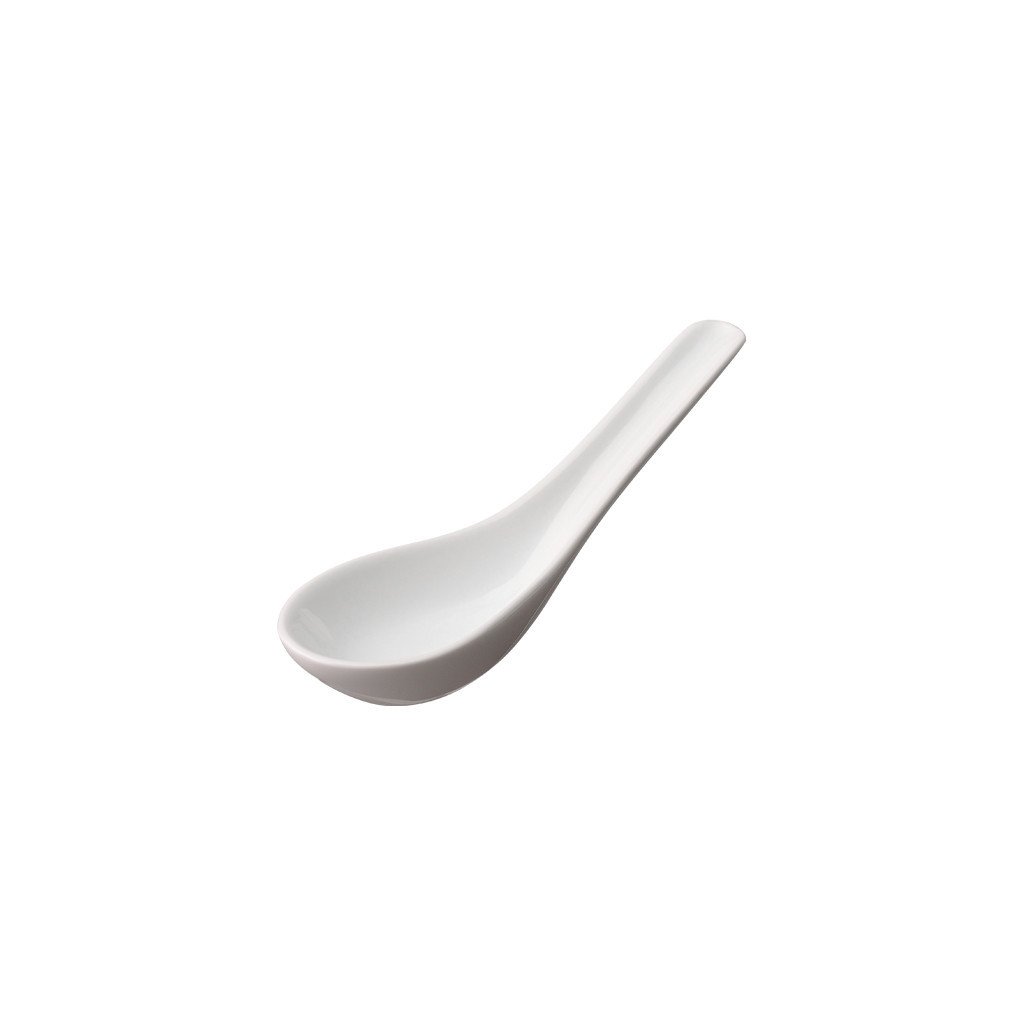 1024x1024 Flute 13.5cm Soup Spoon (White) Loveramics