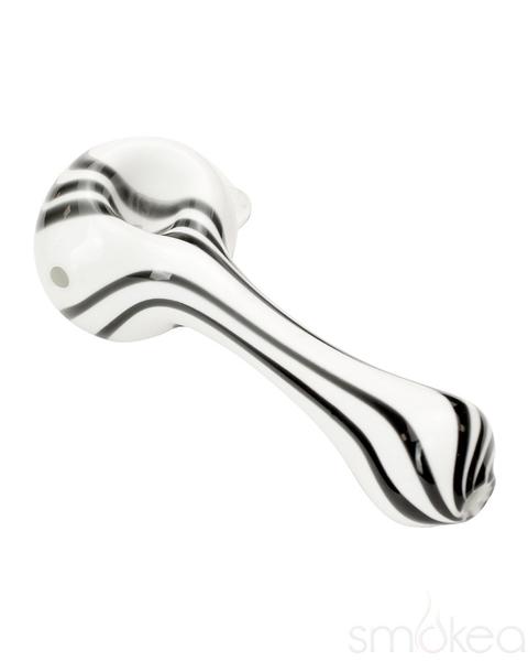 480x600 Matty White Black Amp White Striped Spoon Hand Pipe