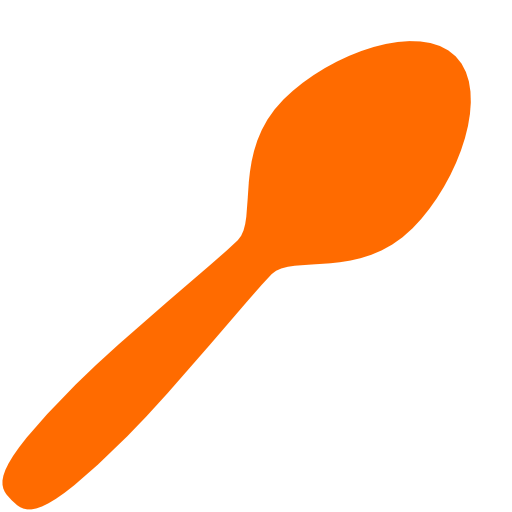 512x512 Spoon Clipart Orange