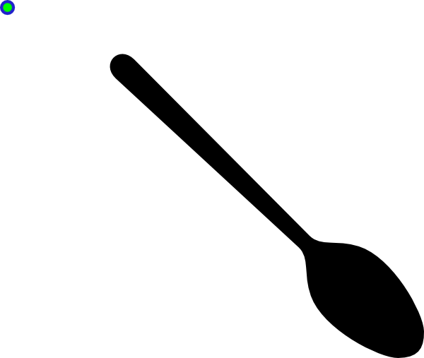 600x507 Black Spoon Png, Svg Clip Art For Web