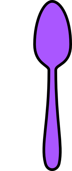 252x592 Spoon Clipart