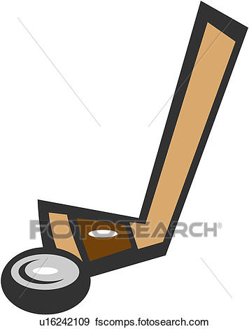 356x470 Clip Art Of Hockey Stick, Icehockey, Ball Game, Sport Supply, Ice