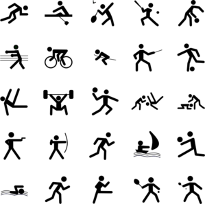 299x297 Sports Symbols Clip Art