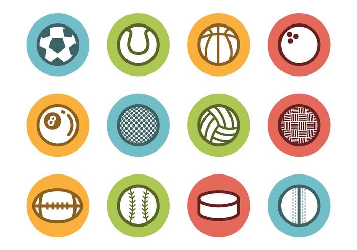 700x490 Free Sports Ball Icons Vector