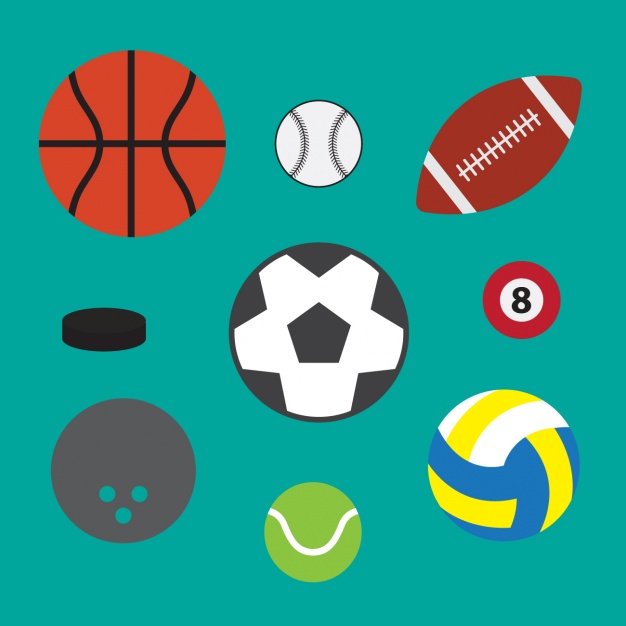626x626 Sports Ball Collection Vector Free Download