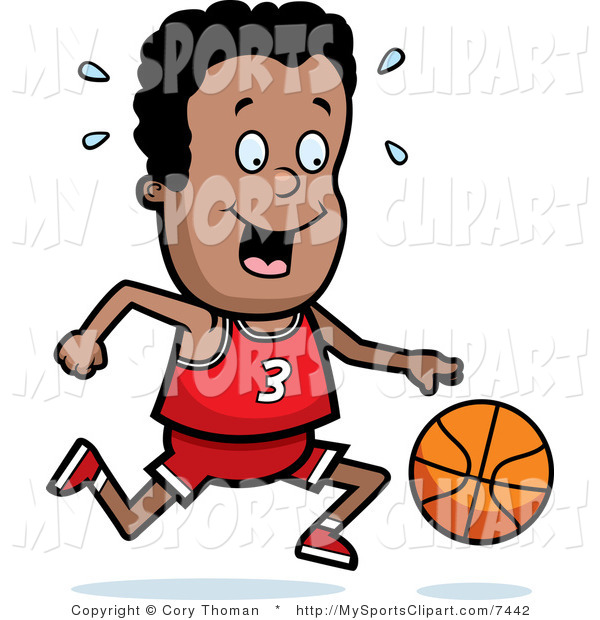 600x620 Sports Clip Art Of A Basketball Boy Dribbling A Ball By Cory