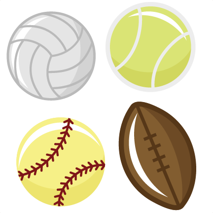 432x432 Sports Balls Svg Files Tennis Ball Svg File Football Svg File