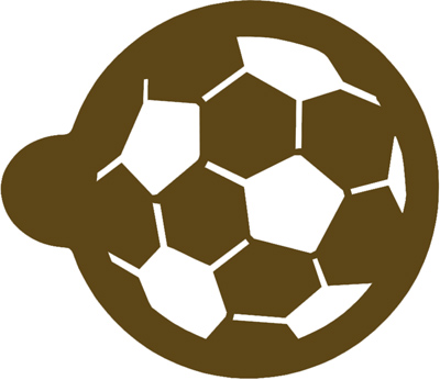 400x346 Balls Cookie Stencils