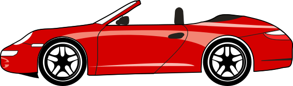 600x176 Red Clipart Sport Car