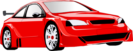 554x212 Red Sports Car Clipart Clipartfest